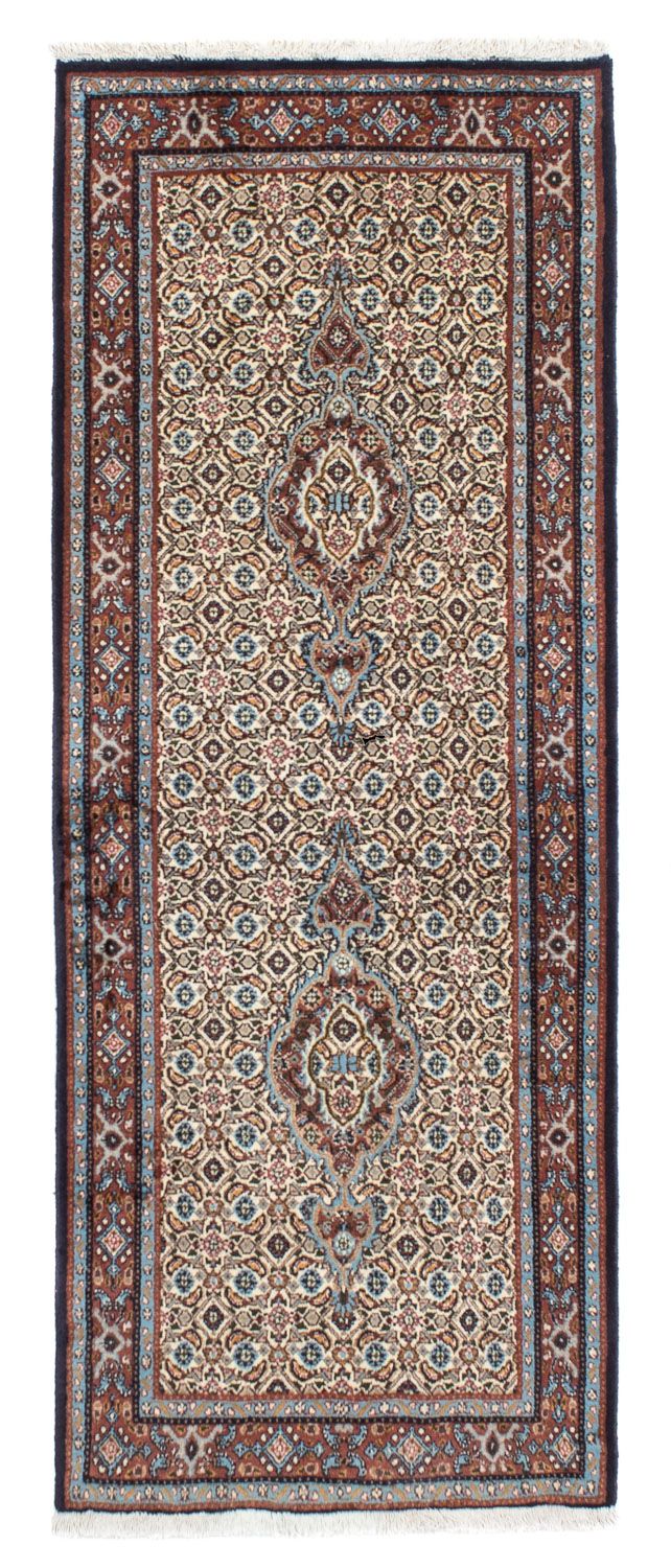 Alfombra de pasillo Alfombra persa - Clásica - 190 x 77 cm - beige