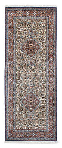 Alfombra de pasillo Alfombra persa - Clásica - 200 x 77 cm - beige