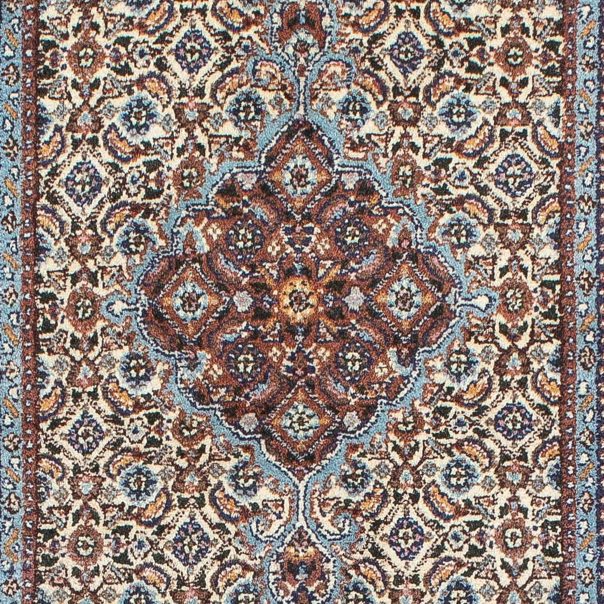 Alfombra de pasillo Alfombra persa - Clásica - 200 x 77 cm - beige