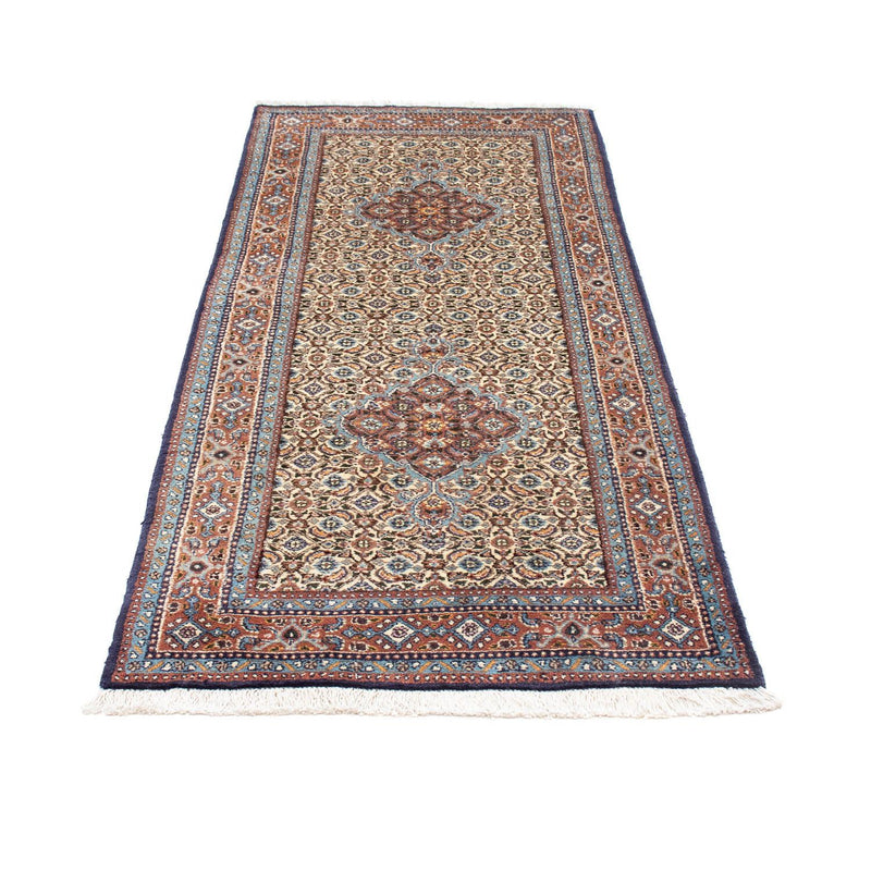 Alfombra de pasillo Alfombra persa - Clásica - 200 x 77 cm - beige