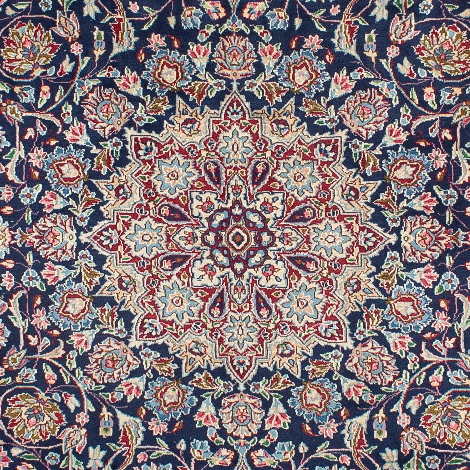 Alfombra persa - Real - 293 x 203 cm - azul oscuro