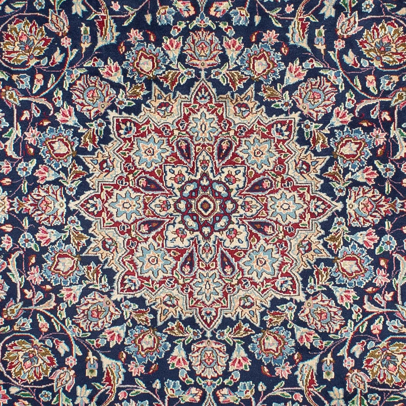 Alfombra persa - Real - 293 x 203 cm - azul oscuro