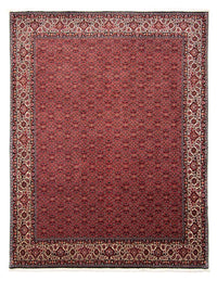 Alfombra persa - Bidjar - 296 x 250 cm - rojo oscuro