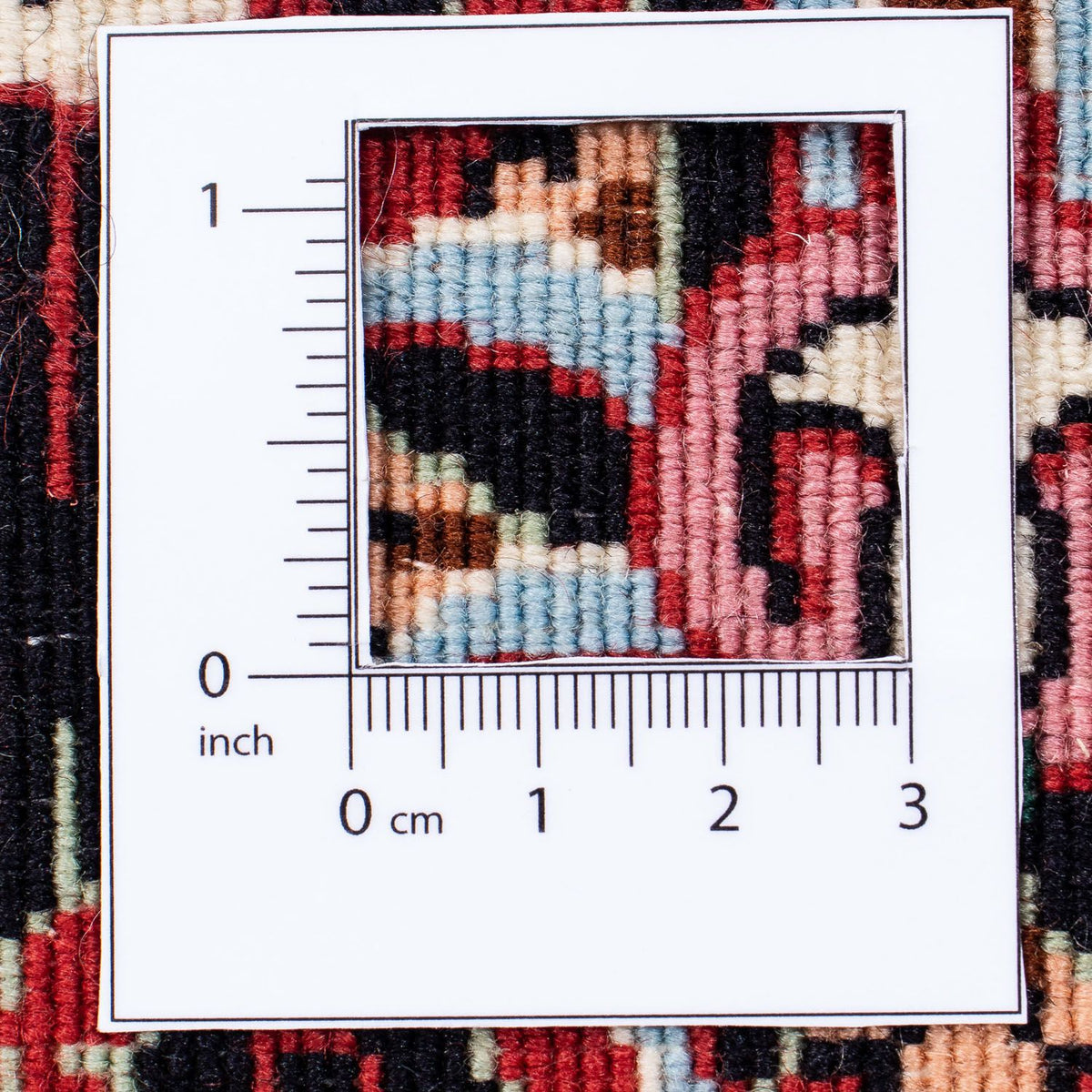 Alfombra persa - Bidjar - 296 x 250 cm - rojo oscuro