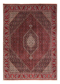 Alfombra persa - Bidjar - 235 x 170 cm - rojo oscuro