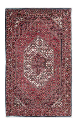 Alfombra persa - Bidjar - 215 x 132 cm - rojo claro