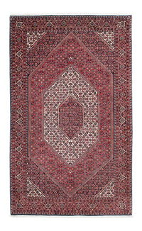Alfombra persa - Bidjar - 215 x 132 cm - rojo claro