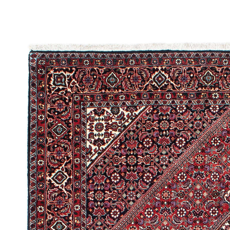 Alfombra persa - Bidjar - 215 x 132 cm - rojo claro