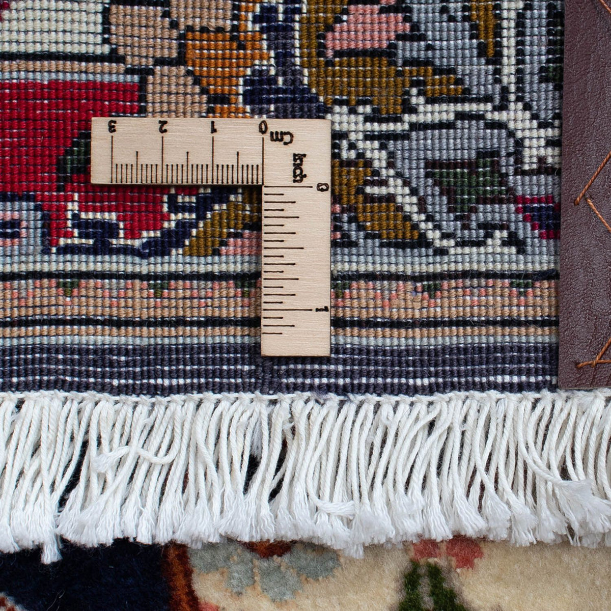 Alfombra Persa - Tabriz - Real - 93 x 61 cm - azul oscuro