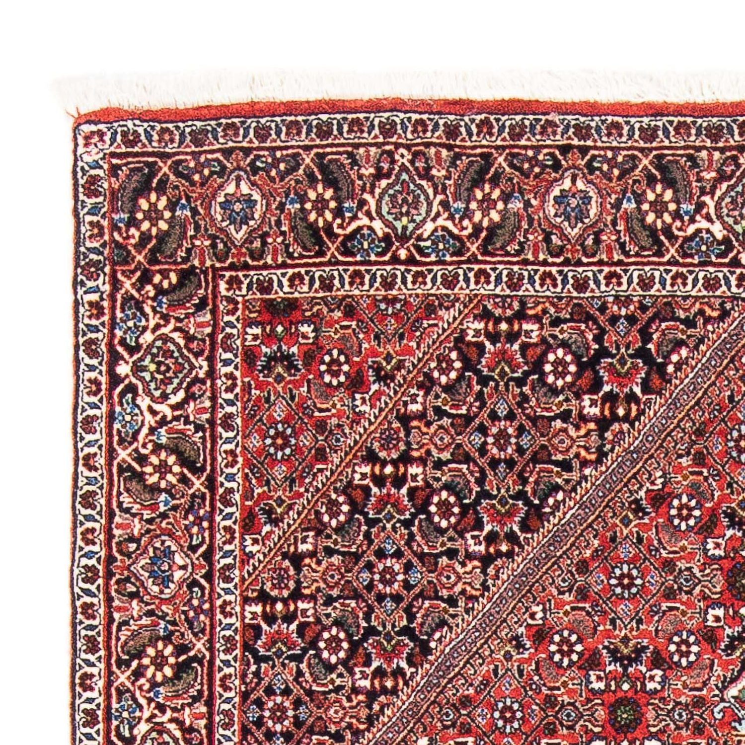Alfombra persa - Bidjar - 190 x 111 cm - rojo claro