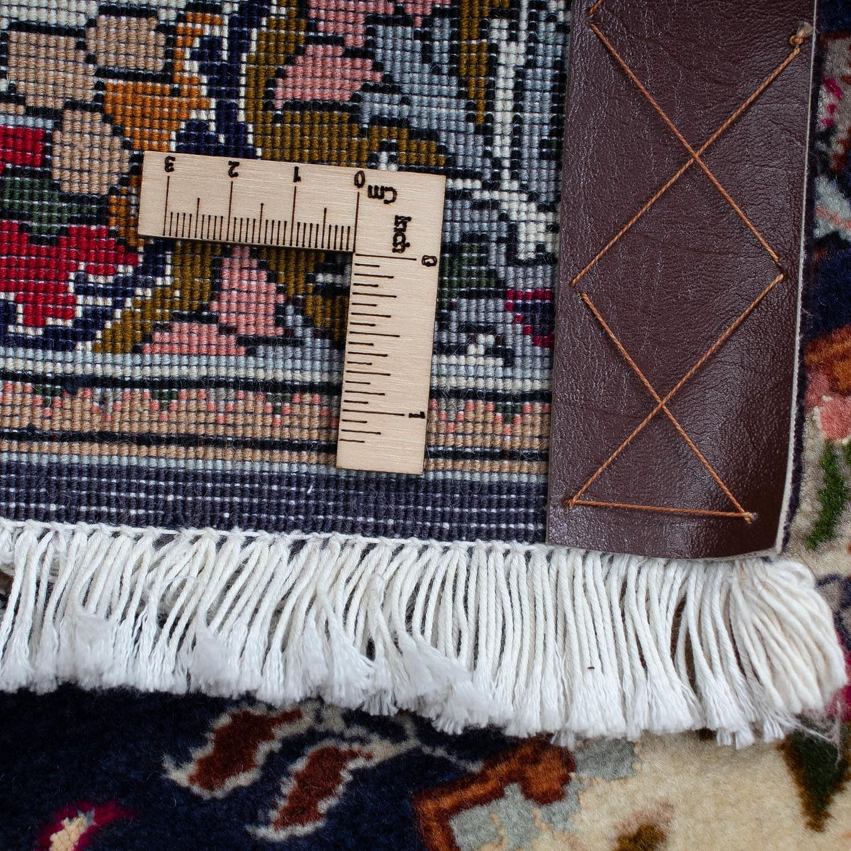 Alfombra Persa - Tabriz - Real - 92 x 62 cm - azul oscuro