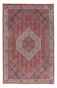 Alfombra persa - Bidjar - 180 x 112 cm - rojo