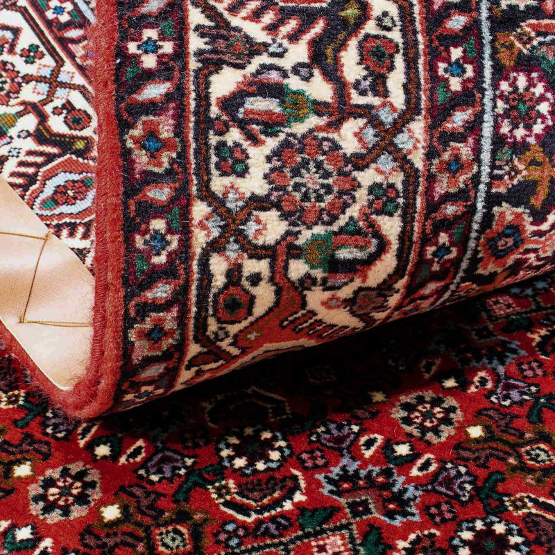 Alfombra persa - Bidjar - 180 x 112 cm - rojo