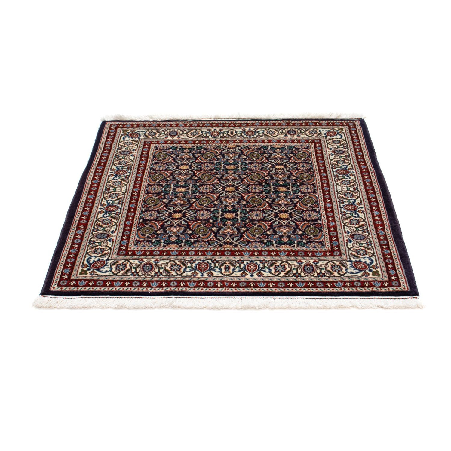 Alfombra persa - Clásica cuadrado  - 104 x 103 cm - azul oscuro