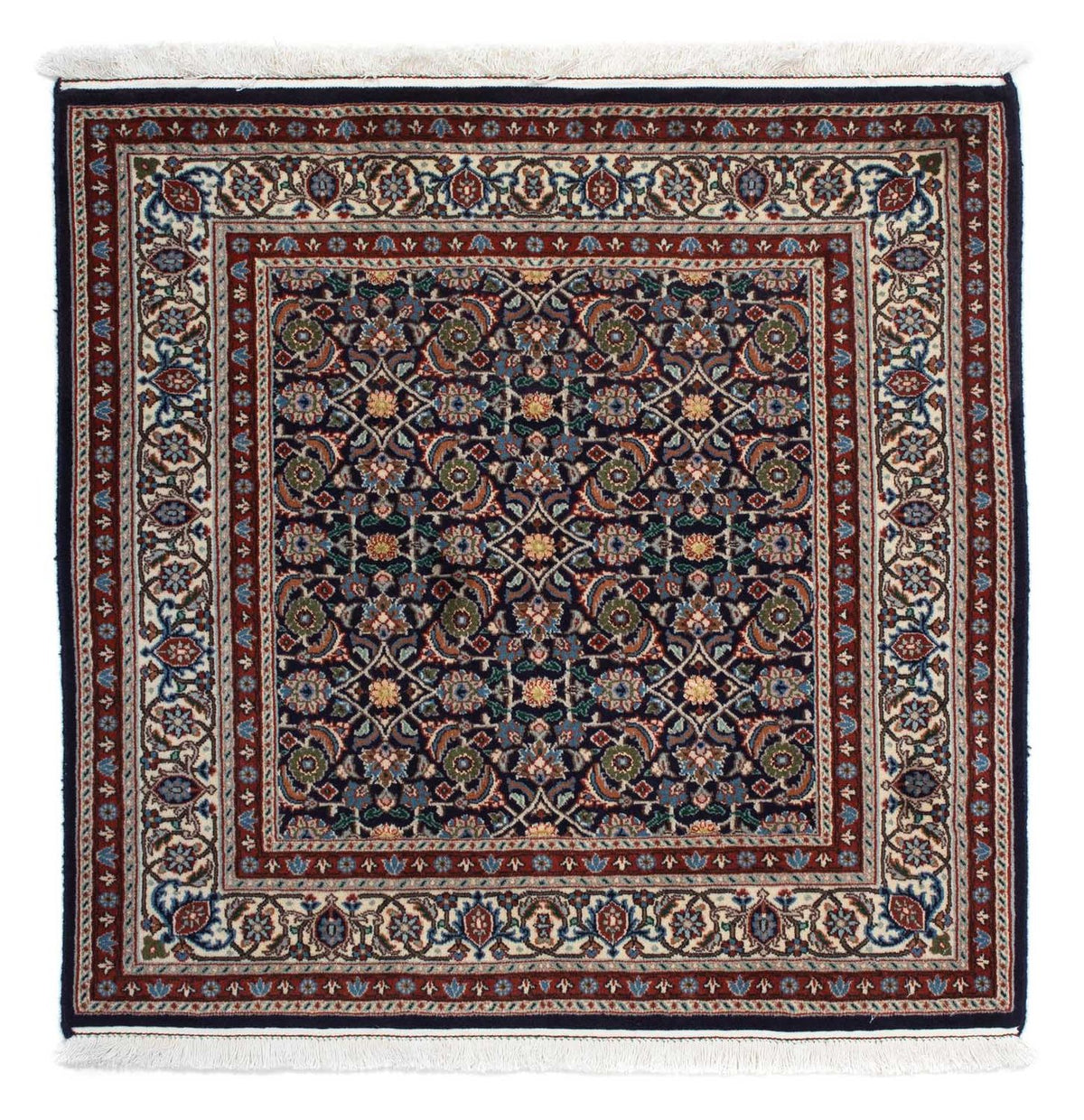 Alfombra persa - Clásica cuadrado  - 104 x 103 cm - azul oscuro