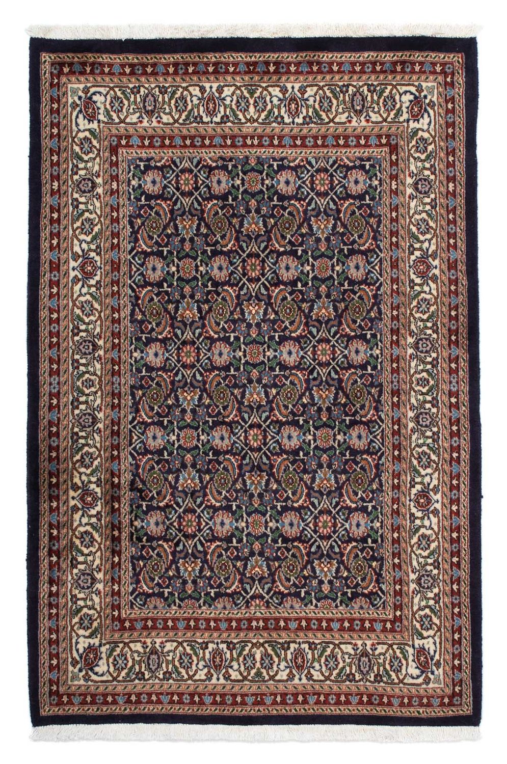 Alfombra persa - Clásica - 148 x 96 cm - azul oscuro