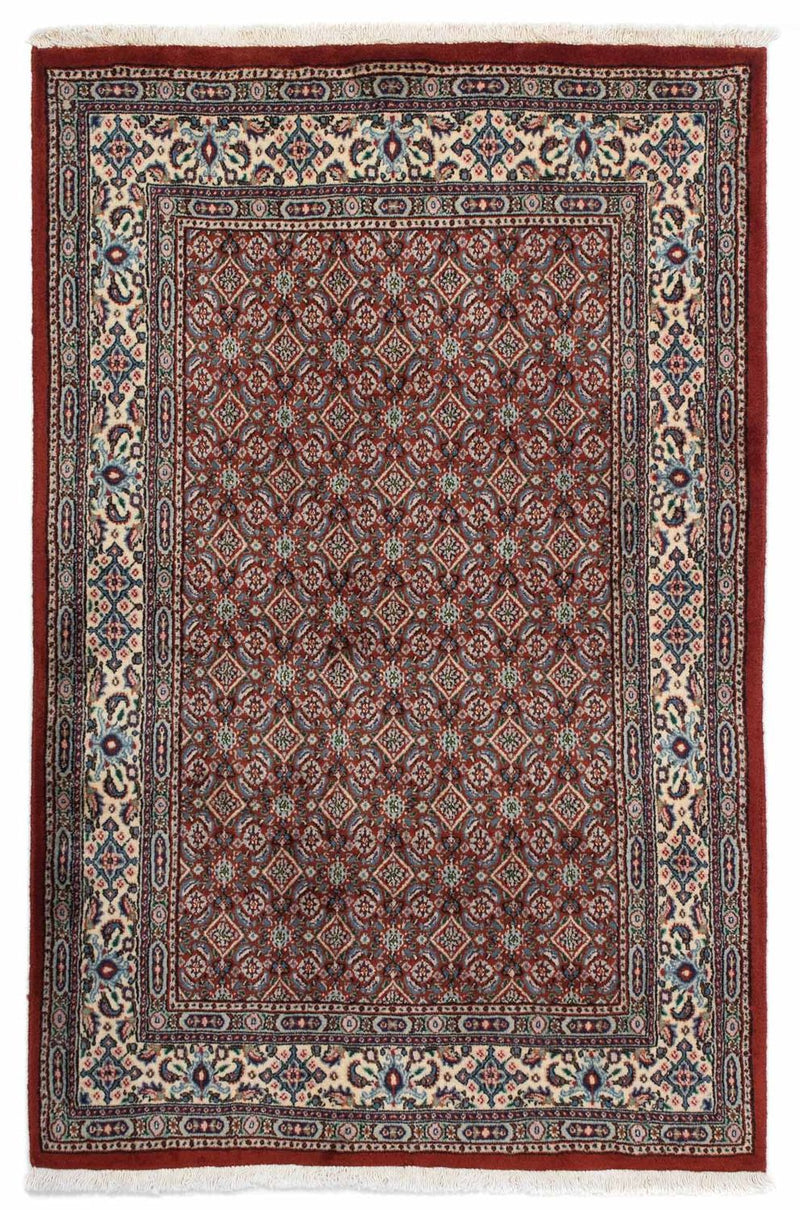 Alfombra persa - Clásica - 149 x 97 cm - rojo oscuro