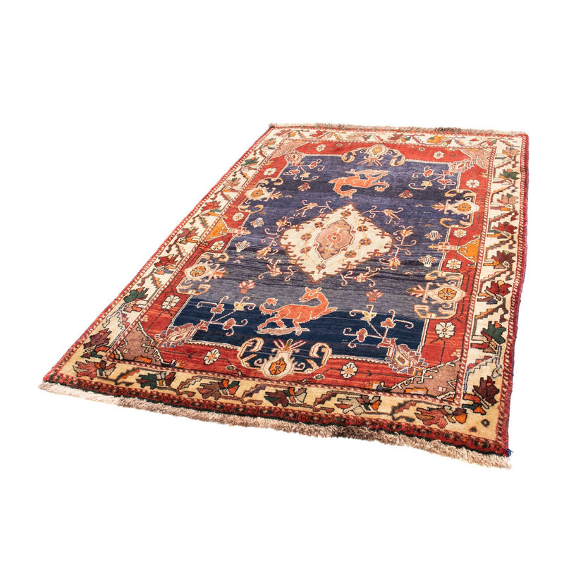 Alfombra persa - Nómada - 170 x 117 cm - azul oscuro