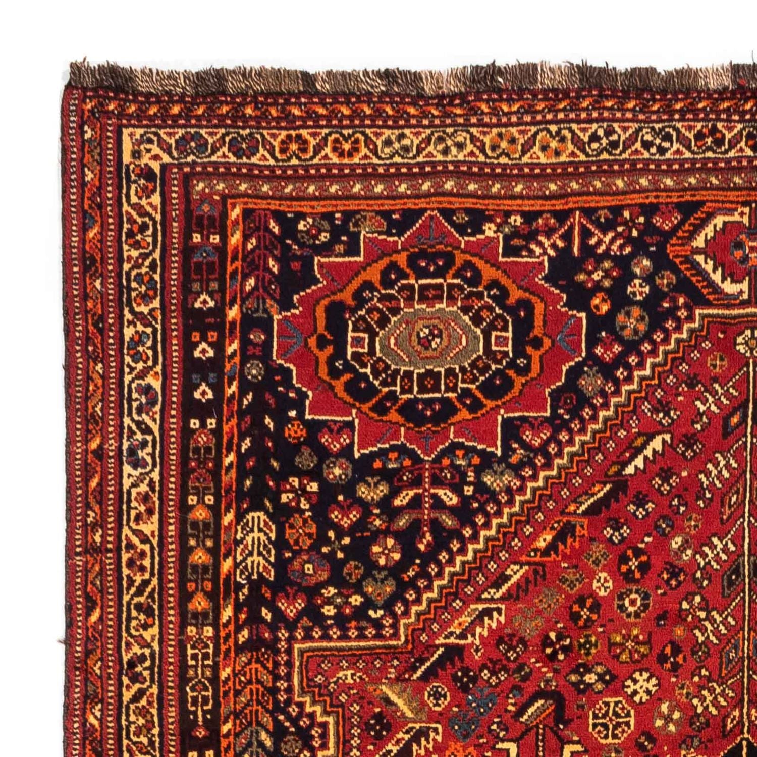 Alfombra persa - Nómada - 285 x 173 cm - rojo oscuro
