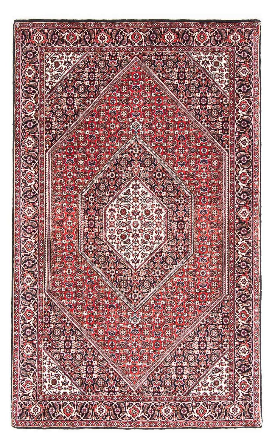 Alfombra persa - Bidjar - 180 x 113 cm - rojo