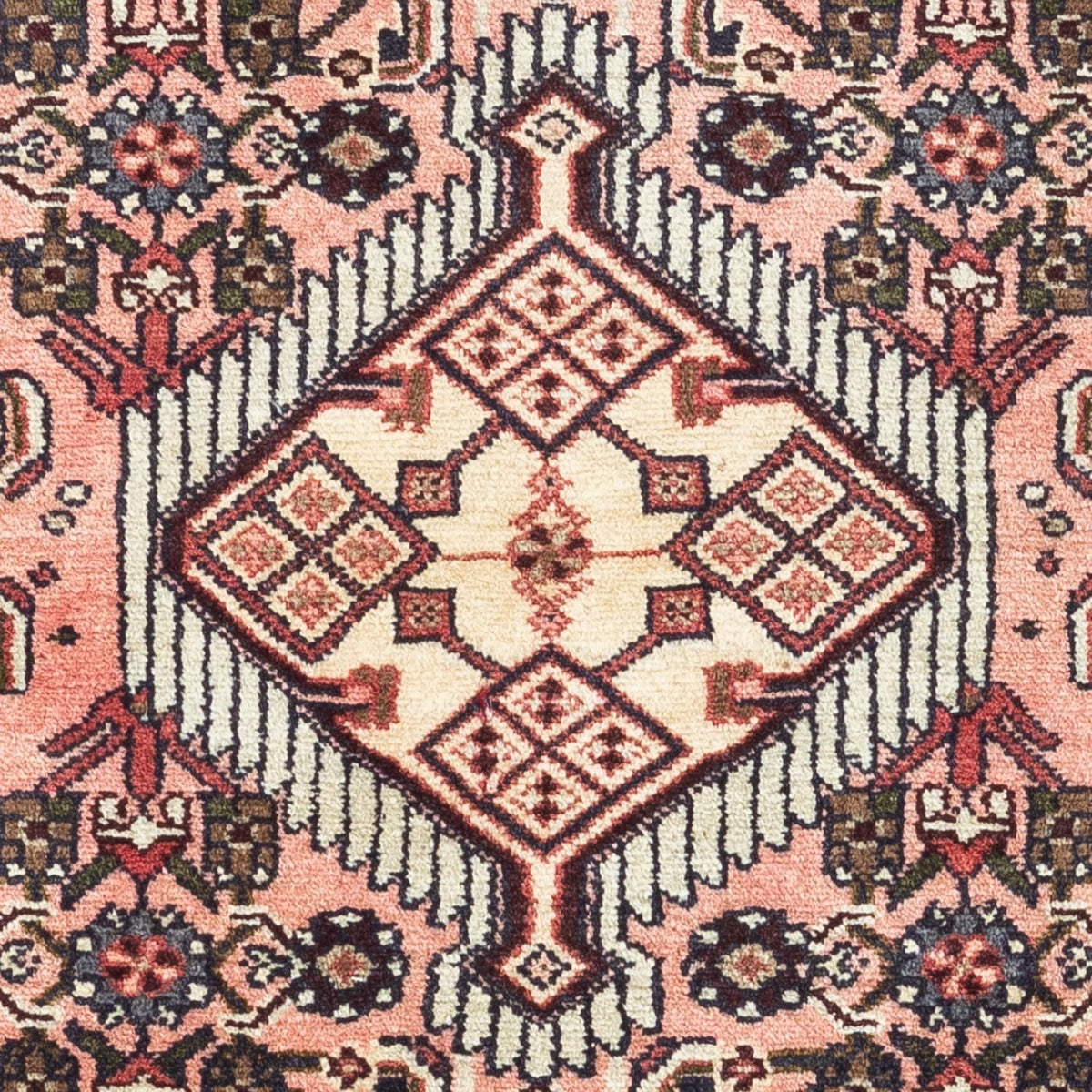 Alfombra persa - Nómada - 121 x 80 cm - rojo claro