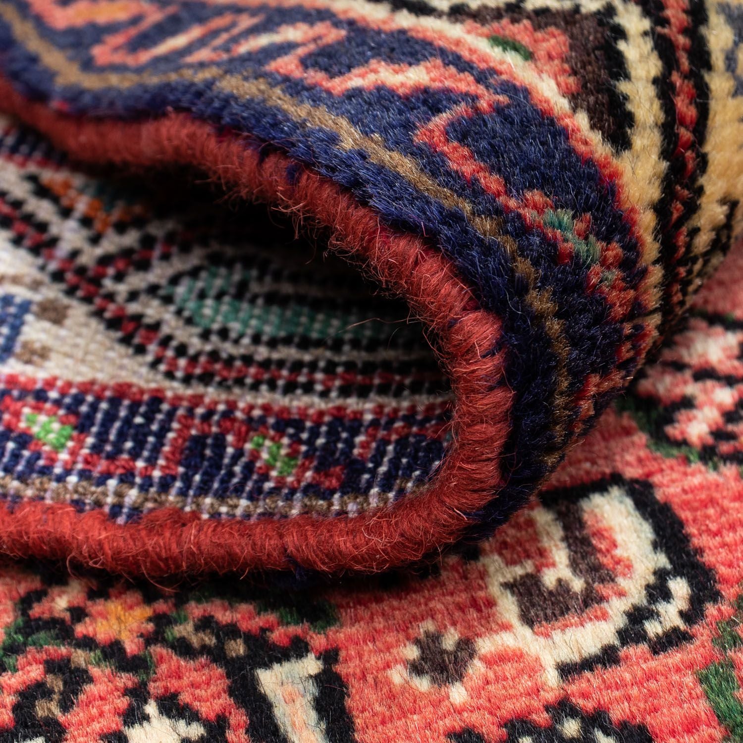 Alfombra persa - Nómada - 125 x 75 cm - rojo