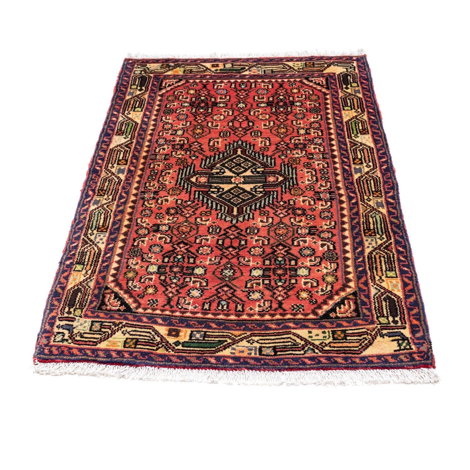 Alfombra persa - Nómada - 125 x 75 cm - rojo