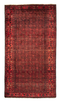 Alfombra de pasillo Alfombra persa - Nómada - 225 x 121 cm - rojo