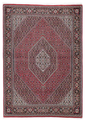 Alfombra persa - Bidjar - 215 x 148 cm - rojo