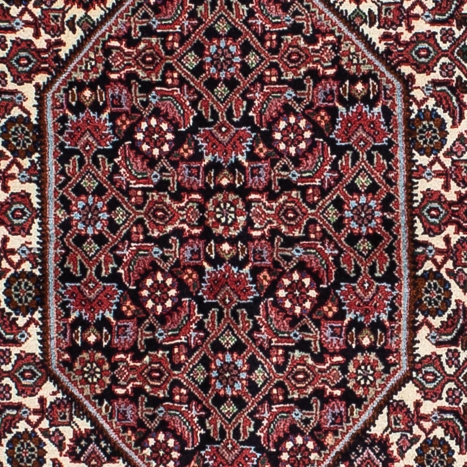 Alfombra persa - Bidjar - 200 x 128 cm - azul oscuro