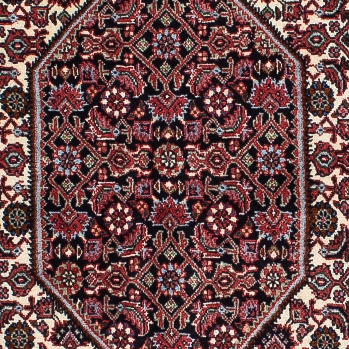 Alfombra persa - Bidjar - 200 x 128 cm - azul oscuro