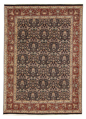 Alfombra persa - Clásica - 330 x 238 cm - azul oscuro