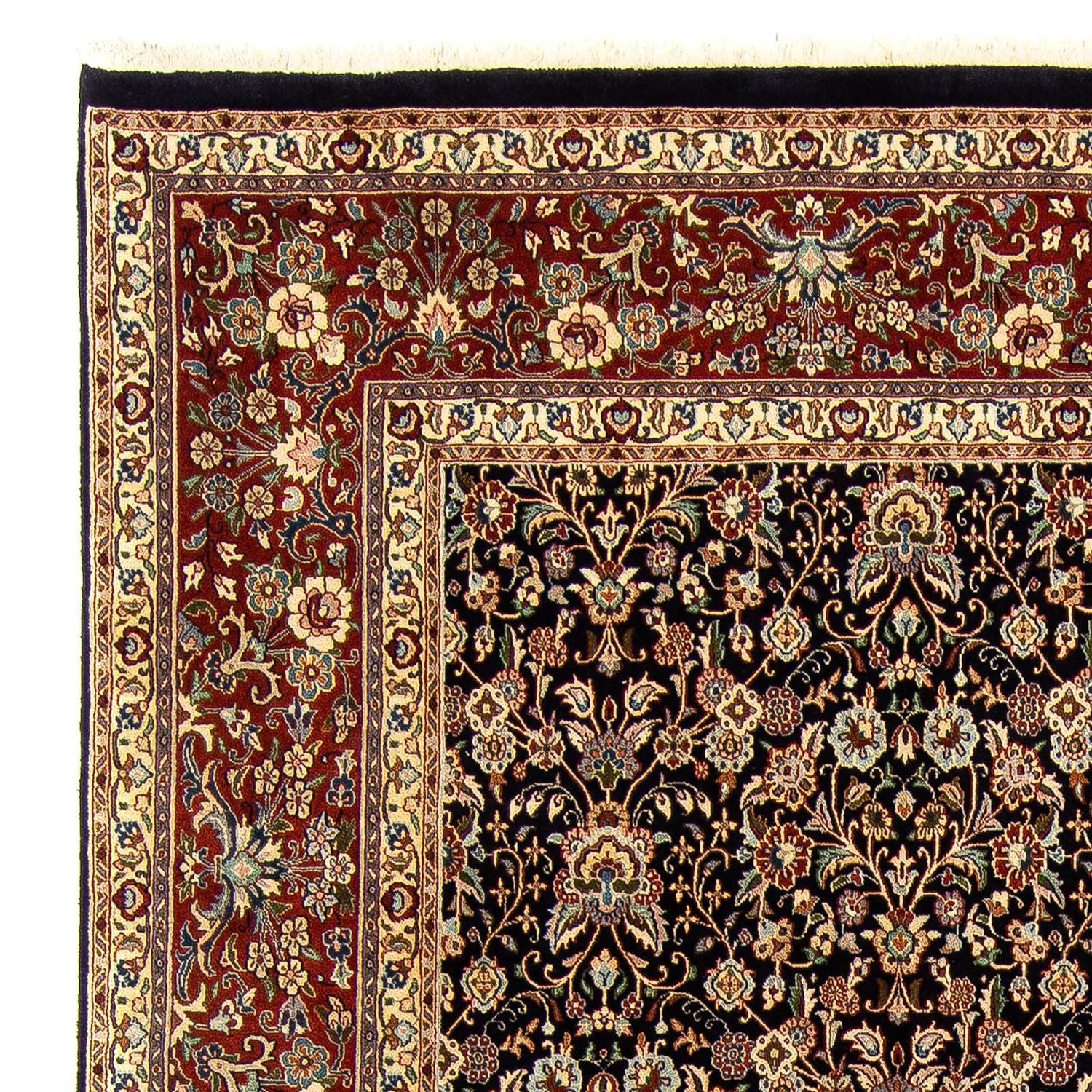 Alfombra persa - Clásica - 330 x 238 cm - azul oscuro