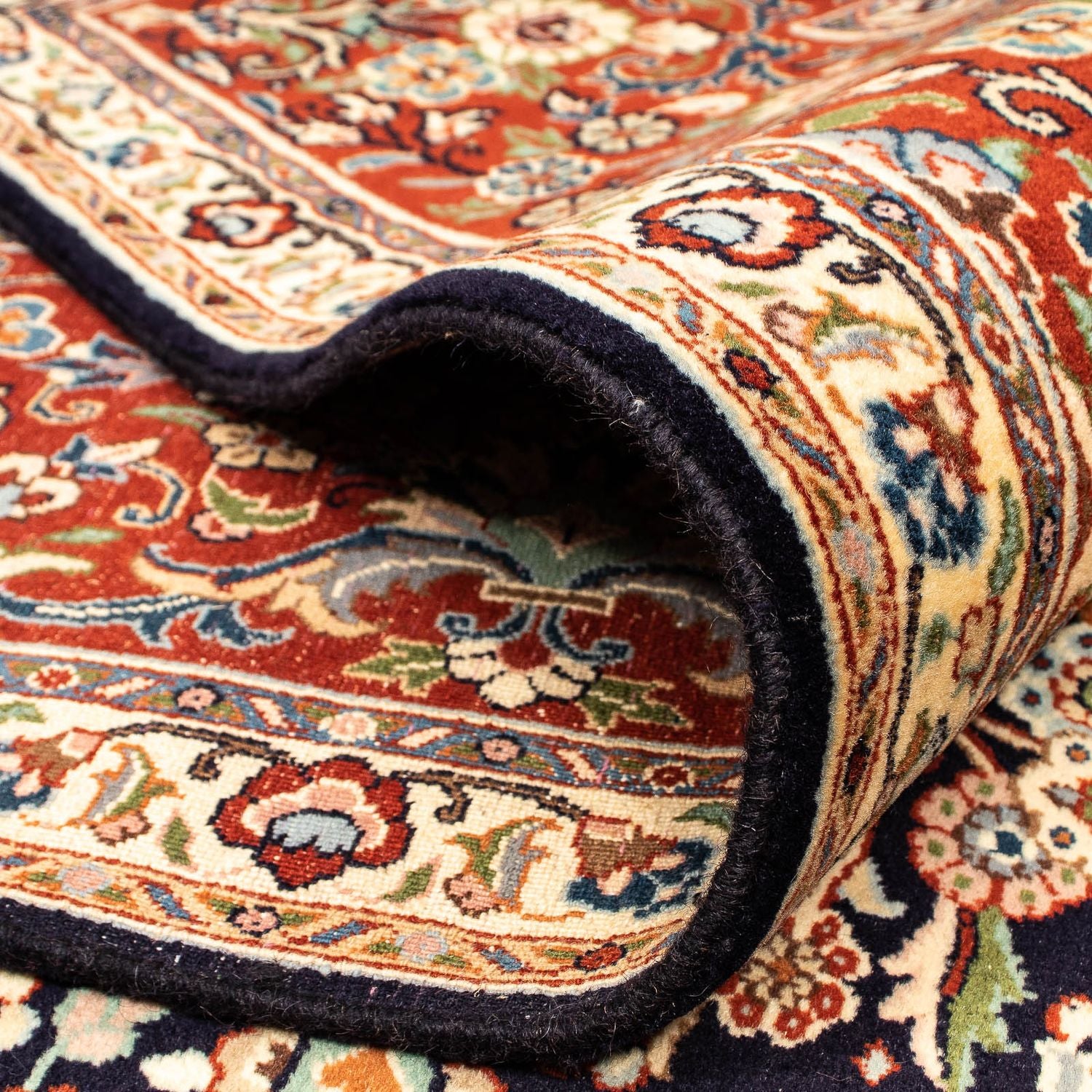 Alfombra persa - Clásica - 330 x 238 cm - azul oscuro