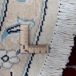 Alfombra persa - Nain redondo  - 245 x 245 cm - rojo oscuro
