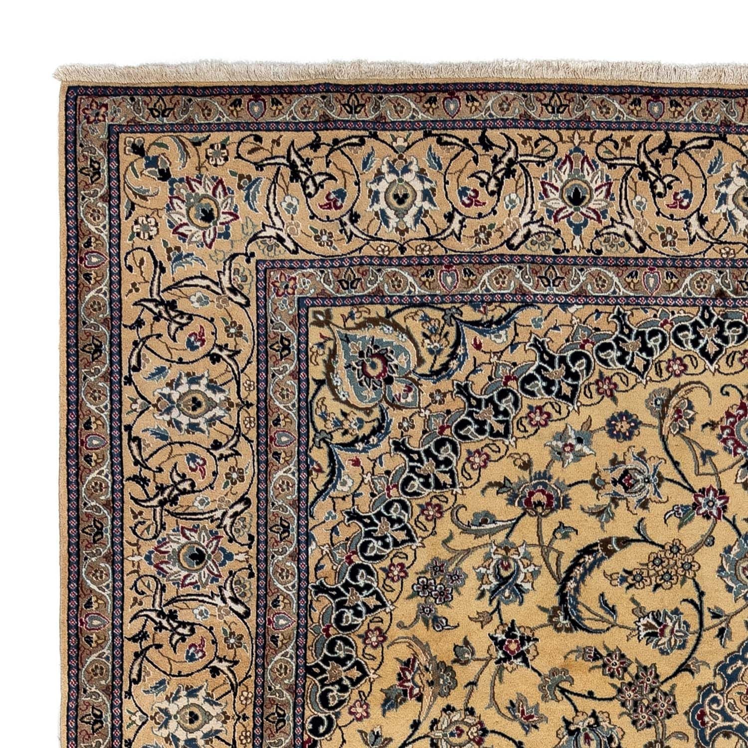 Alfombra Persa - Nain - Real - 353 x 255 cm - beige oscuro