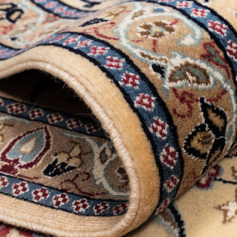 Alfombra Persa - Nain - Real - 353 x 255 cm - beige oscuro
