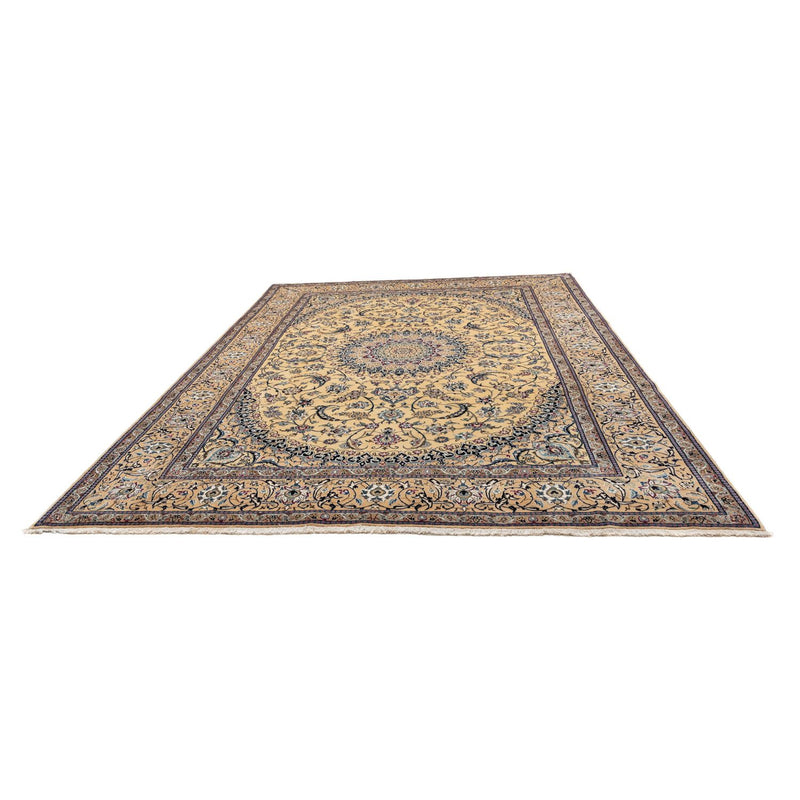 Alfombra Persa - Nain - Real - 353 x 255 cm - beige oscuro