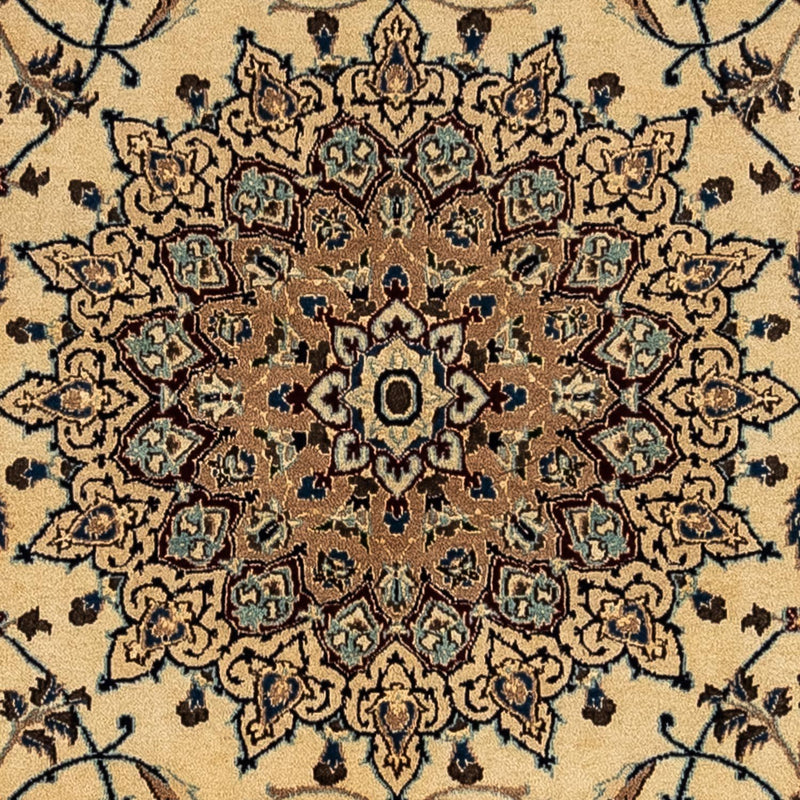 Alfombra Persa - Nain - Real - 350 x 246 cm - beige oscuro