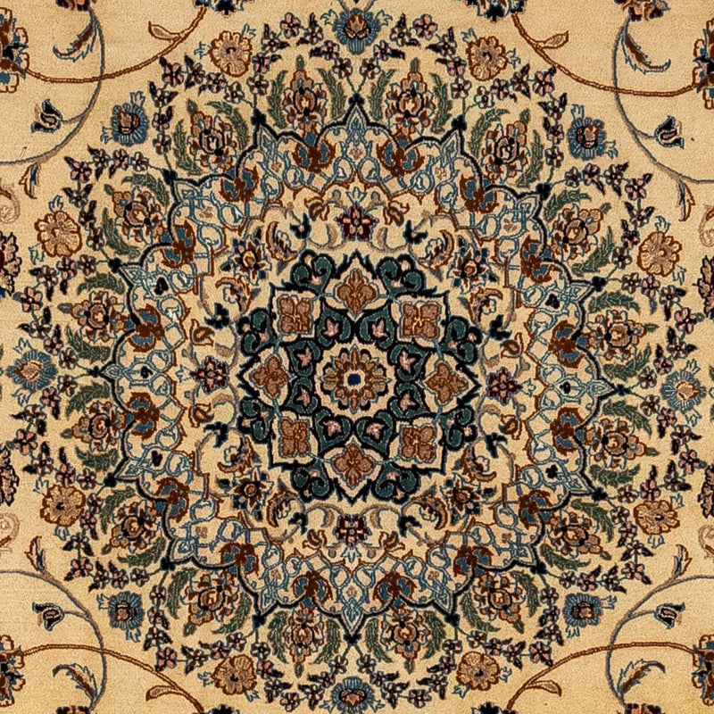 Alfombra Persa - Nain - Real - 337 x 250 cm - beige oscuro