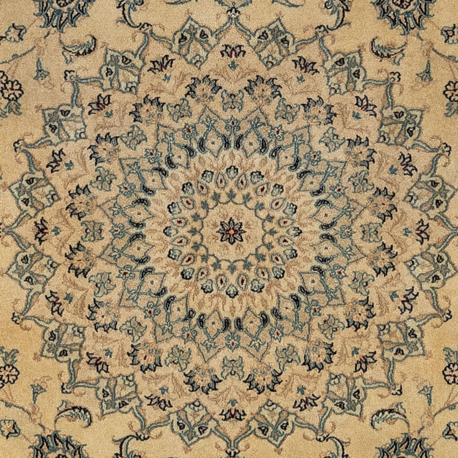 Alfombra Persa - Nain - Real - 344 x 250 cm - marrón claro