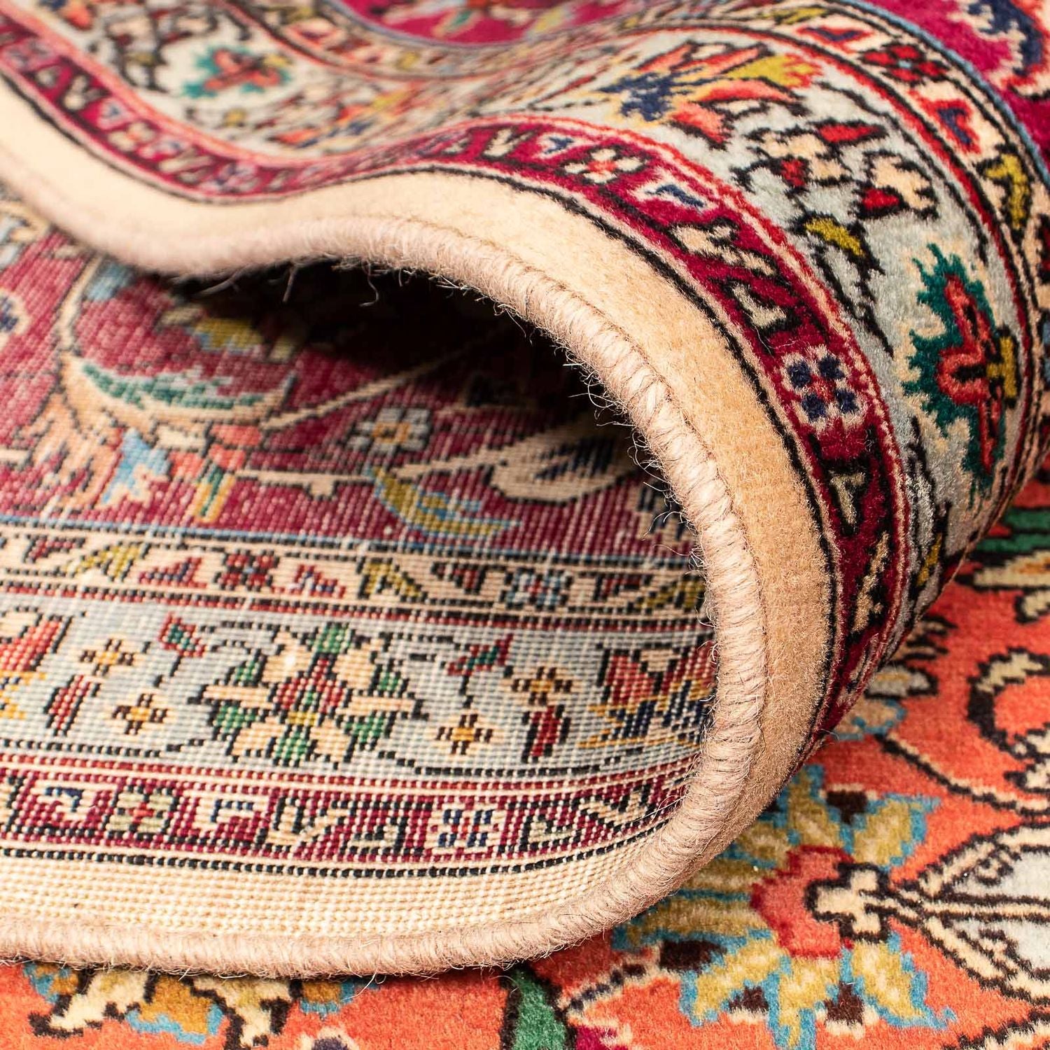 Alfombra Persa - Tabriz - Real - 395 x 298 cm - beige