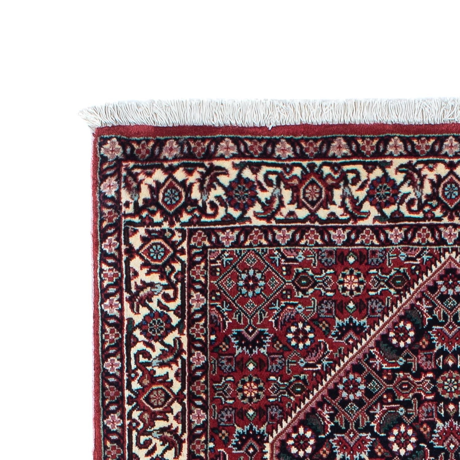 Alfombra de pasillo Alfombra persa - Bidjar - 198 x 73 cm - rojo