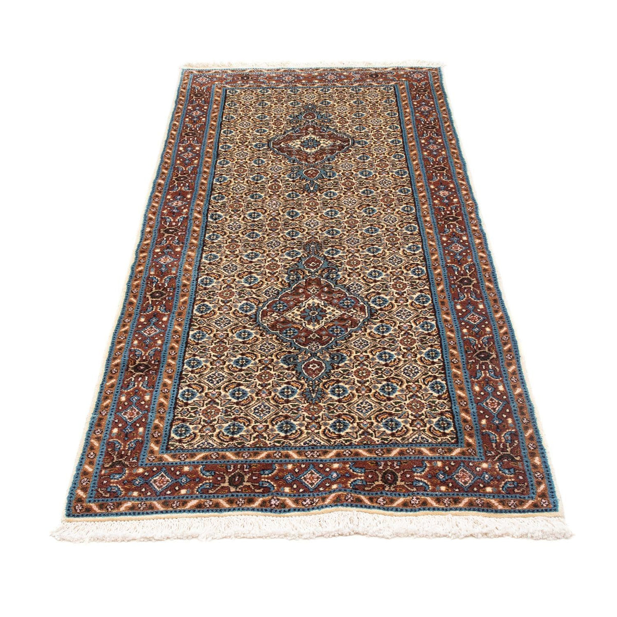 Alfombra de pasillo Alfombra persa - Clásica - 190 x 75 cm - beige
