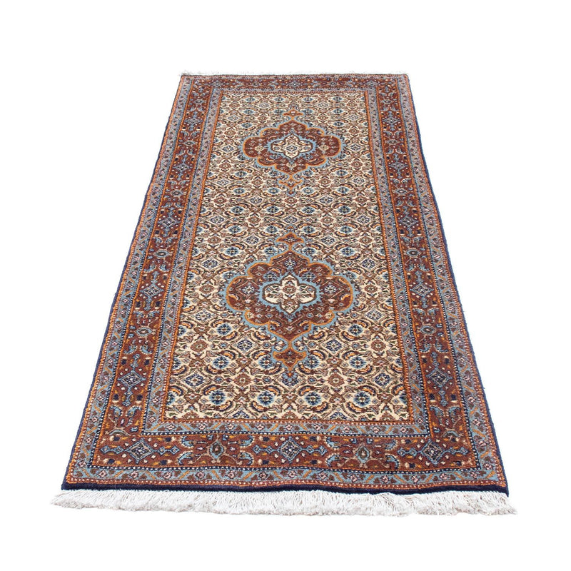 Alfombra de pasillo Alfombra persa - Clásica - 196 x 73 cm - beige