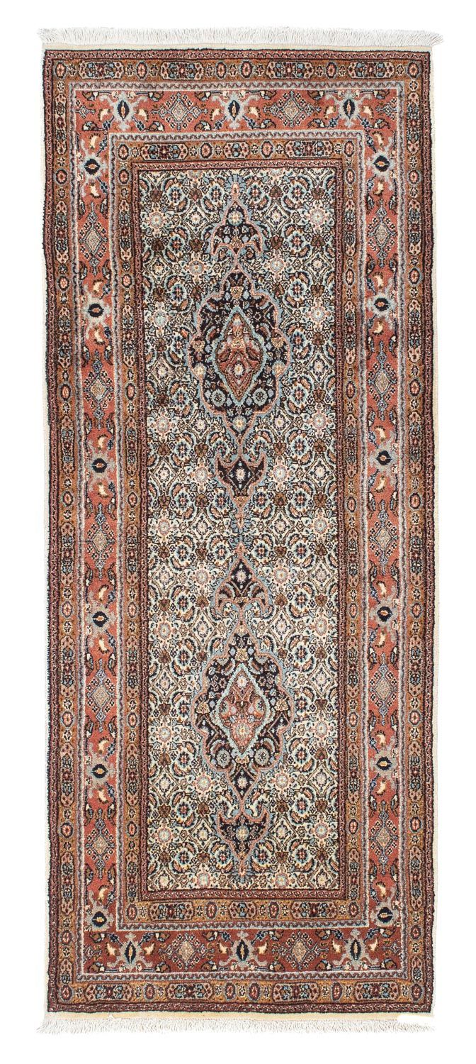 Alfombra de pasillo Alfombra persa - Clásica - 195 x 78 cm - beige