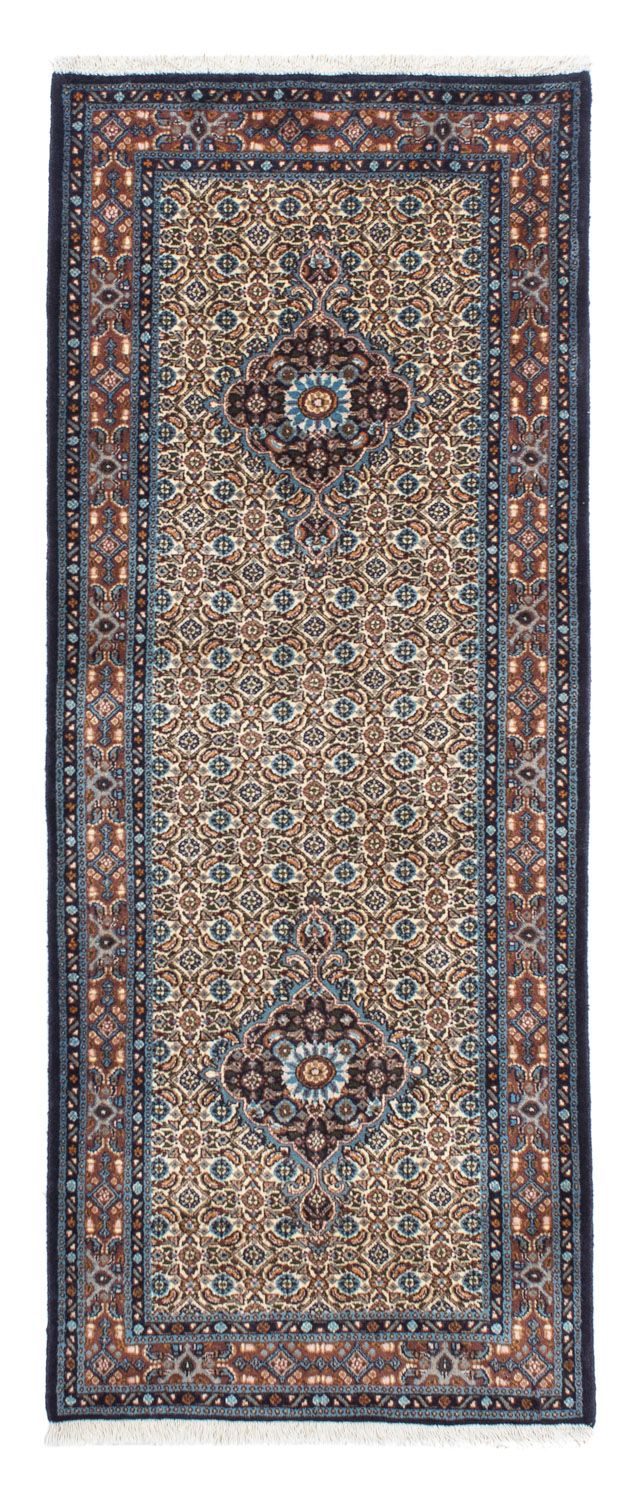 Alfombra de pasillo Alfombra persa - Clásica - 195 x 77 cm - azul oscuro