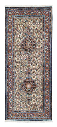 Alfombra de pasillo Alfombra persa - Clásica - 197 x 75 cm - beige
