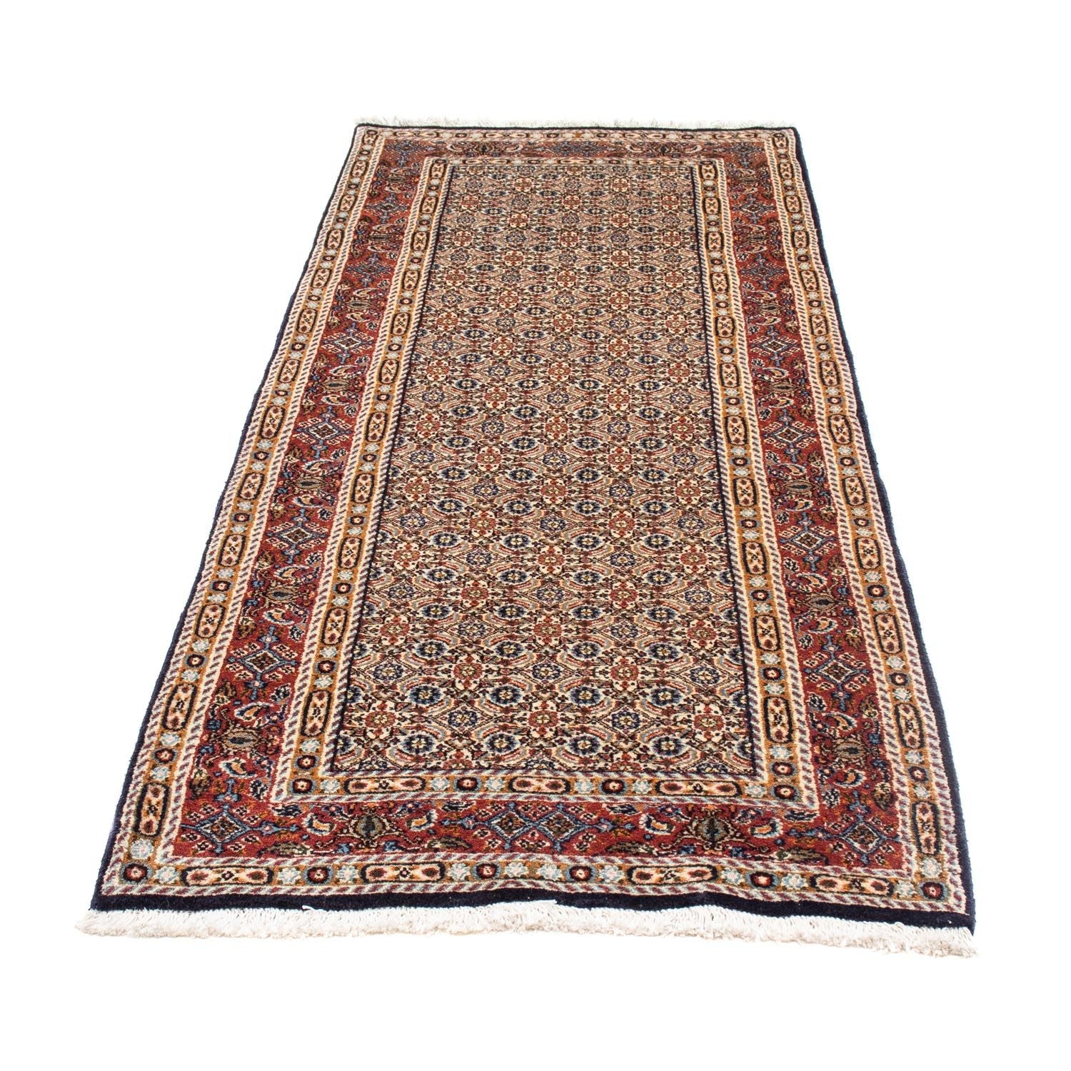 Alfombra de pasillo Alfombra persa - Clásica - 195 x 80 cm - beige