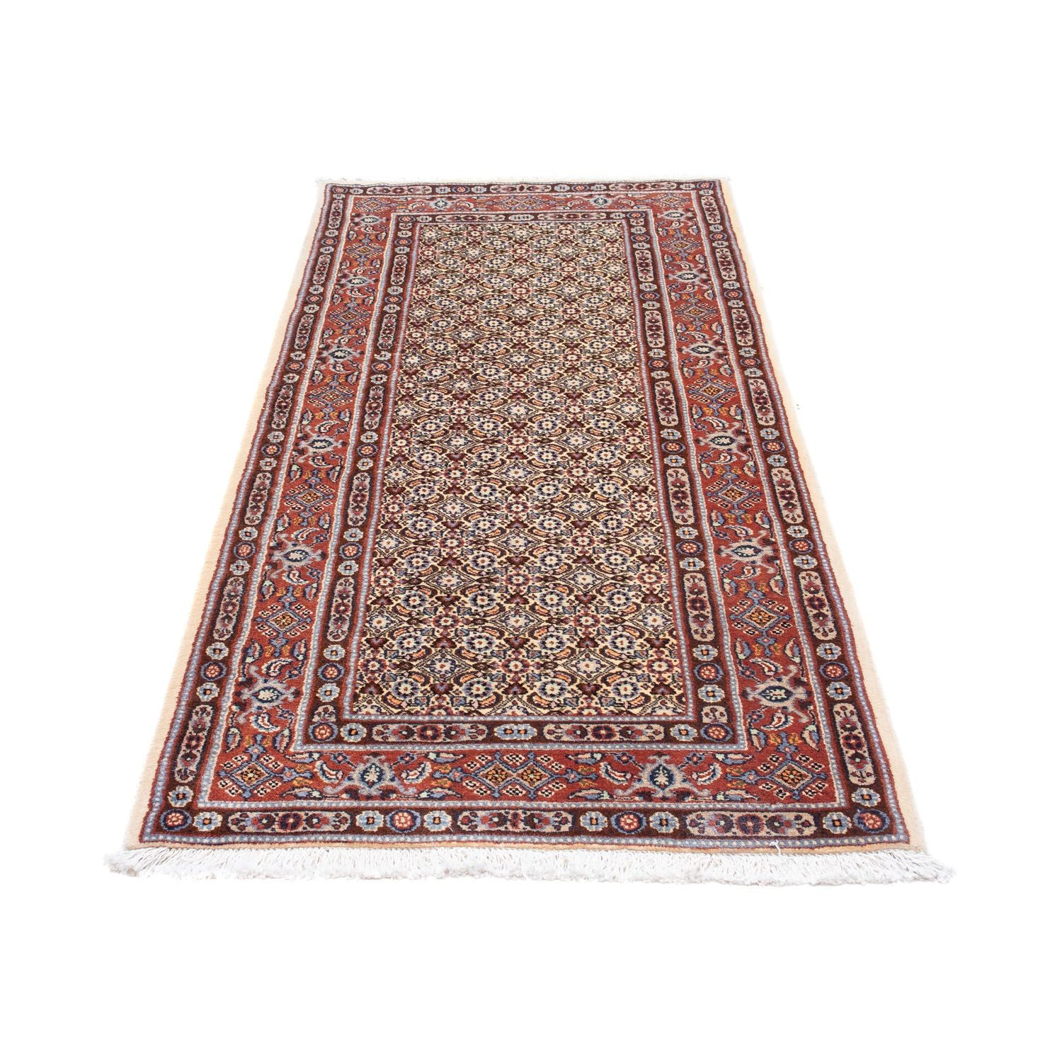 Alfombra de pasillo Alfombra persa - Clásica - 195 x 84 cm - beige